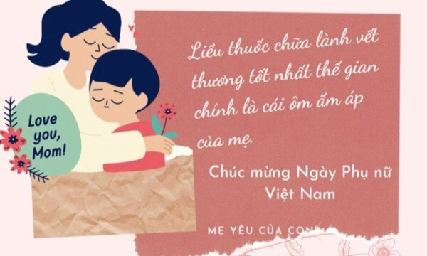 Những lời chúc 20 10 cho mẹ mang phong cách hiện đại