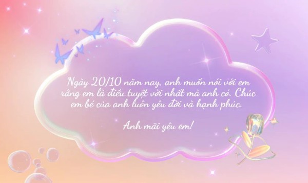 Những lời chúc nhân ngày 20/10 cho người yêu hài hước và dí dỏm
