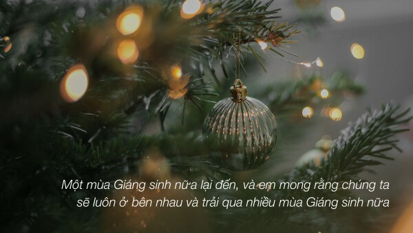 Những lời chúc Giáng sinh dành cho người yêu ở xa 