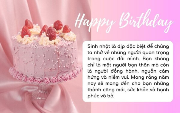 Một số lưu ý khi viết lời chúc sinh nhật cho bạn thân