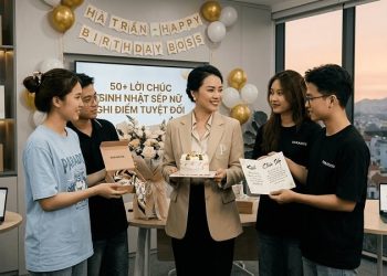 40+ Lời chúc sinh nhật sếp nữ lịch sự, chuyên nghiệp