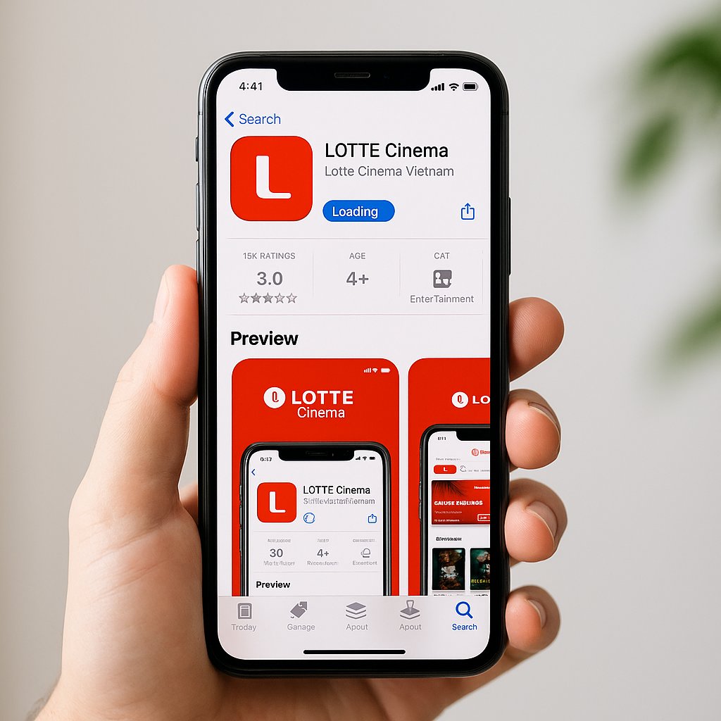 LOTTE Cinema cho phép đặt vé, chọn ghế và mua combo trực tuyến