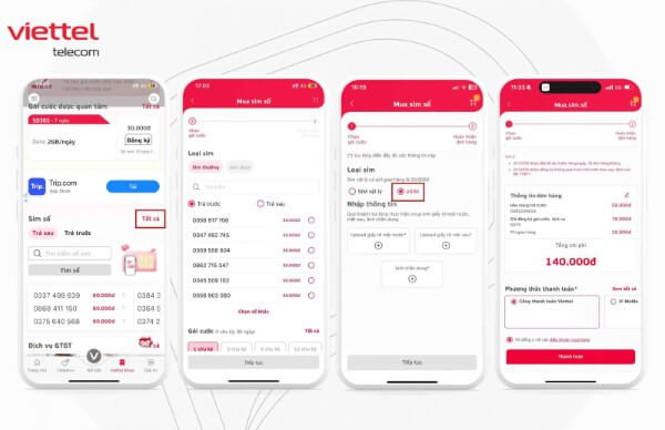 Hướng dẫn mua eSIM Viettel online với số thuê bao mới