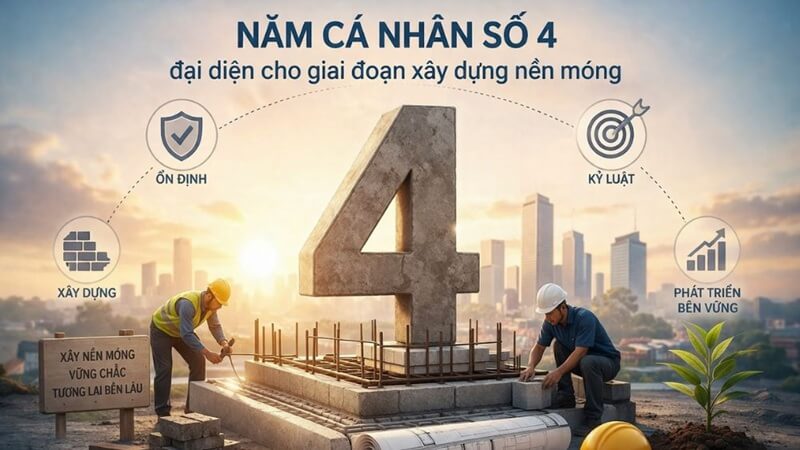 Tổng quan về xu hướng năng lượng của năm cá nhân số 4