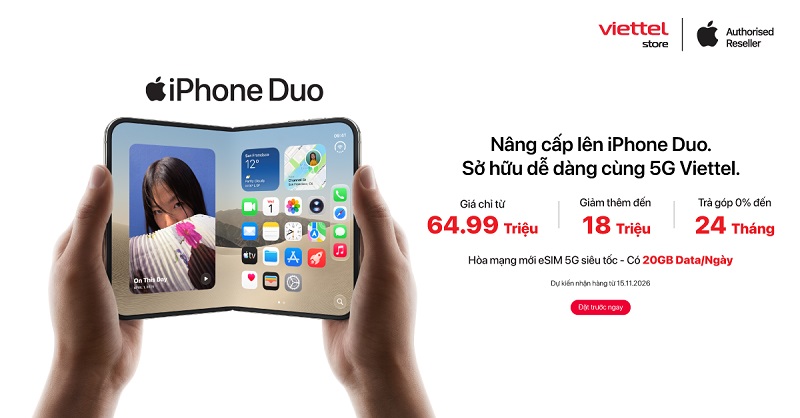 Đặt trước iPhone Duo
