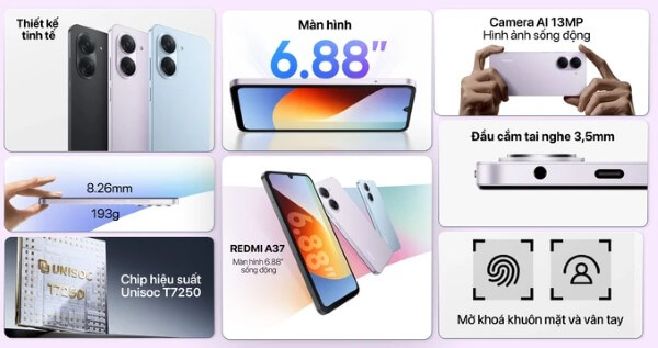 Điện thoại Xiaomi Redmi A7 3GB 64GB
