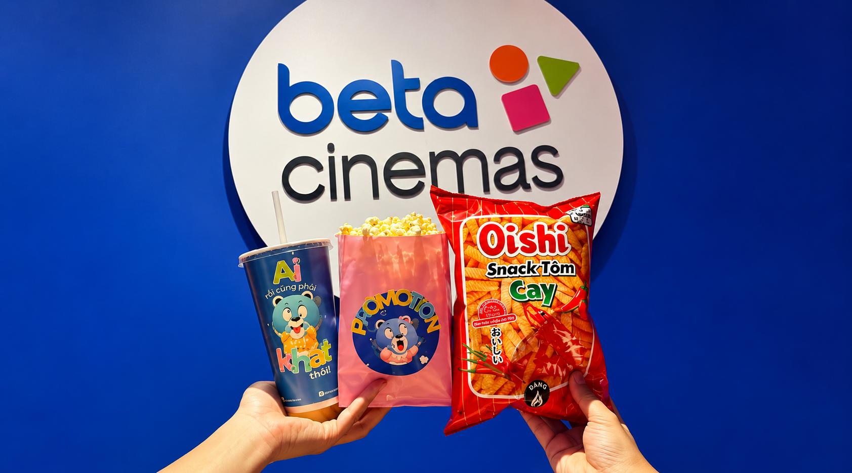 Ngoài bắp rang, một số chương trình của Beta còn có snack và quà tặng theo chủ đề phim.