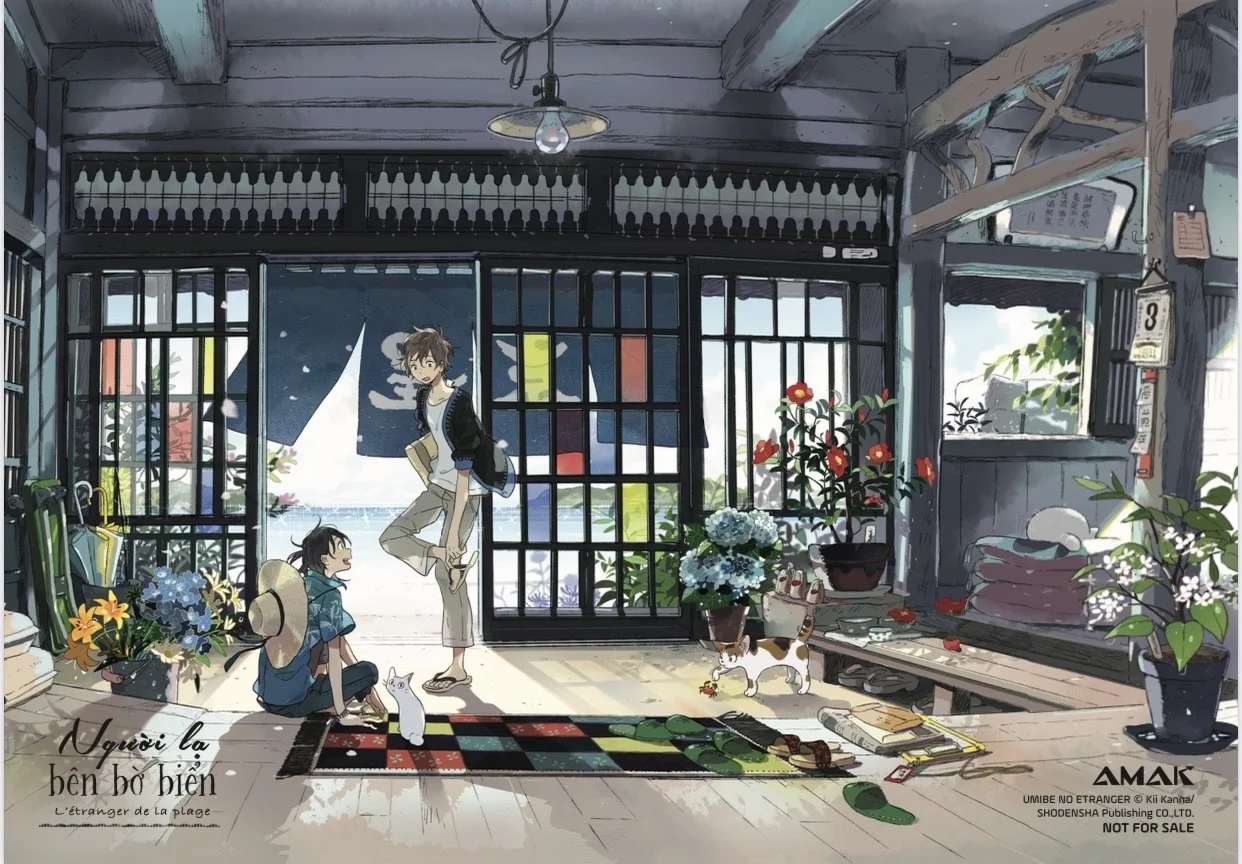 Người Lạ Bên Bờ Biển là một bộ phim hoạt hình anime nhẹ nhàng và chữa lành