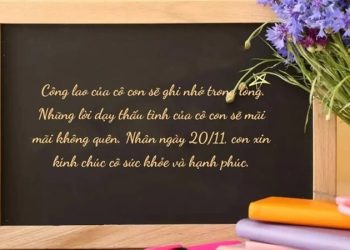 100+ Lời chúc 20/11 đơn giản, ngắn gọn ý nghĩa tặng thầy cô