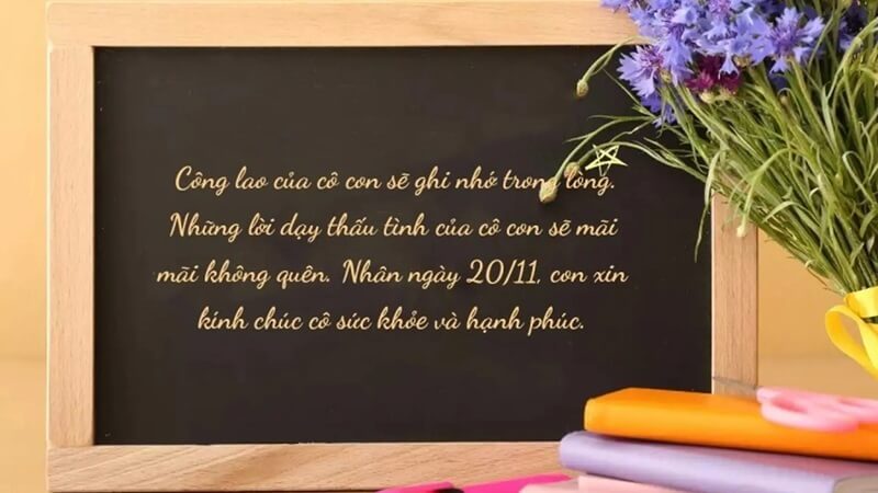 Những lời chúc 20/11 đơn giản và ý nghĩa