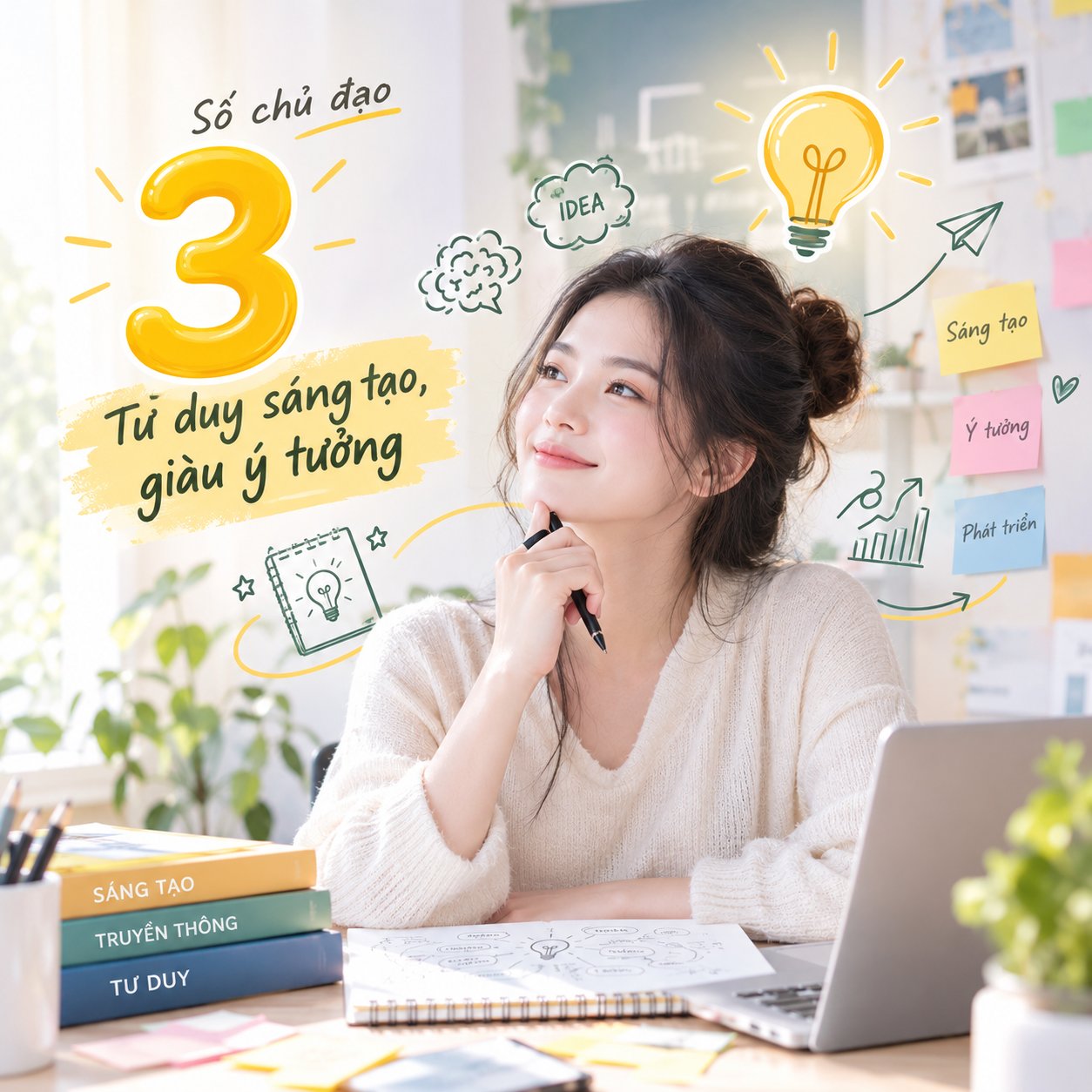 Những người mang số 3 sở hữu tư duy sáng tạo, nguồn năng lượng tích cực và sự hoạt bát