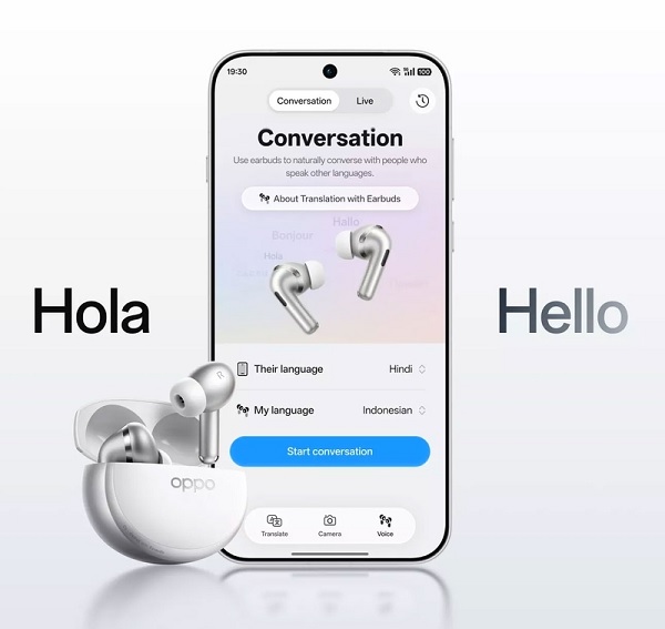 OPPO Enco X4 tích hợp AI Live Translation, cho phép phiên dịch thời gian thực hơn 30 ngôn ngữ khi kết nối với thiết bị tương thích