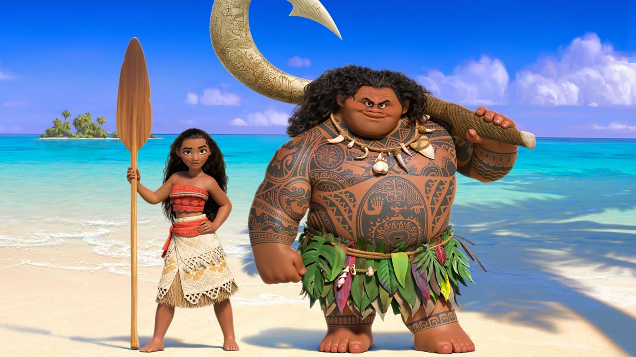 Moana dấn thân ra biển để cứu lấy hòn đảo quê nhà.