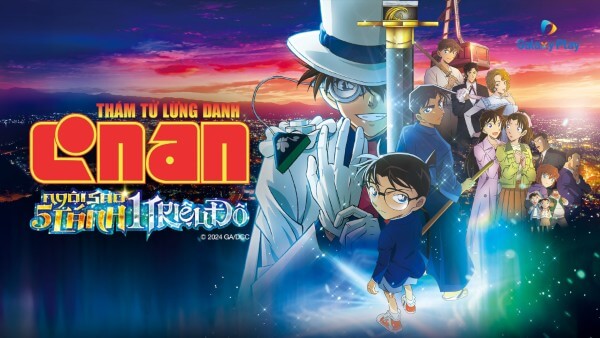 Phim hoạt hình Conan có thể xem được trên nhiều nền tảng