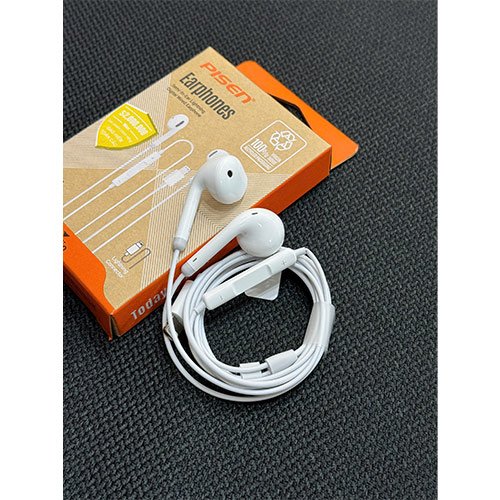 Pisen AP03 có thiết kế in-ear nhỏ gọn, jack 3.5 mm, micro và điều khiển trên dây cho nhu cầu sử dụng hằng ngày