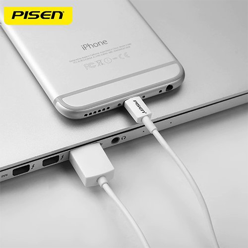 Pisen Lightning AL05 có thiết kế bền chắc, hỗ trợ dòng điện 2,4A và mức giá tiết kiệm