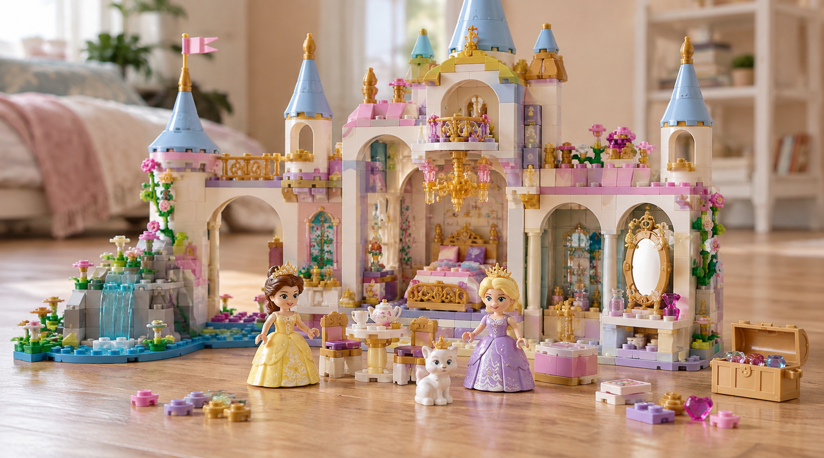 Bộ lắp ráp LEGO nâng cao giúp bé rèn tư duy logic và khả năng sáng tạo.