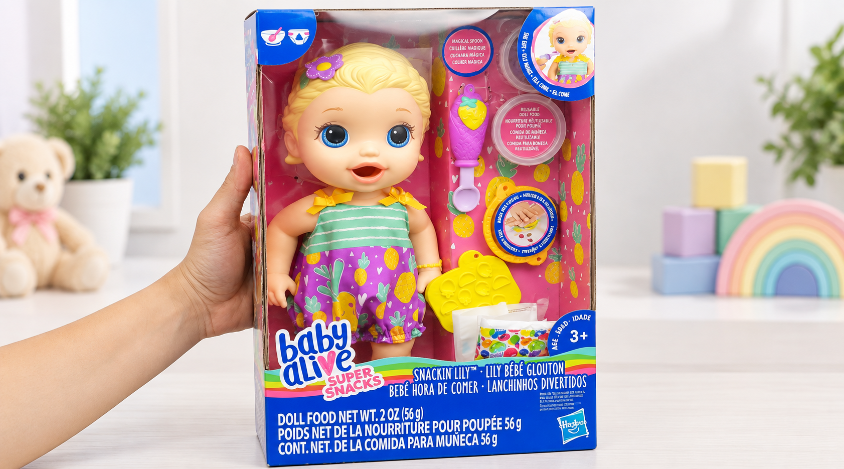 Búp bê Baby Alive giúp bé thỏa sức nhập vai và chăm sóc “em bé” của riêng mình.