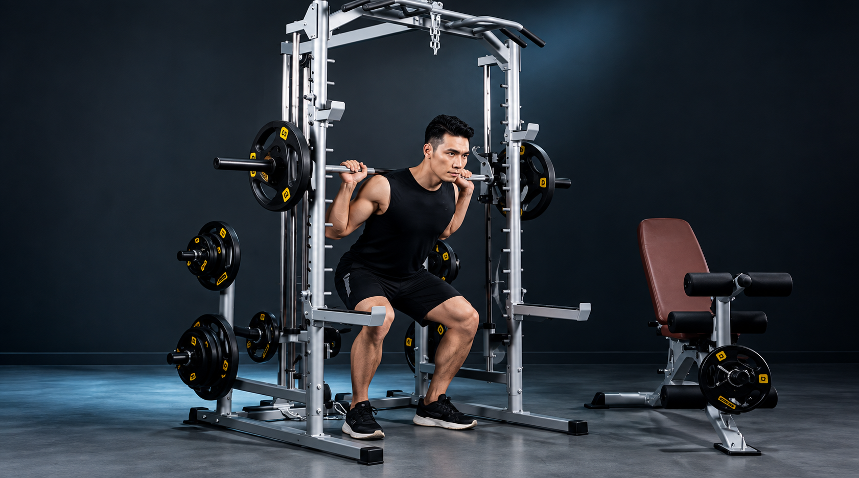 Một chiếc ghế tập tạ sẽ giúp bố nâng cao sức khỏe xương khớp ngay tại nhà.