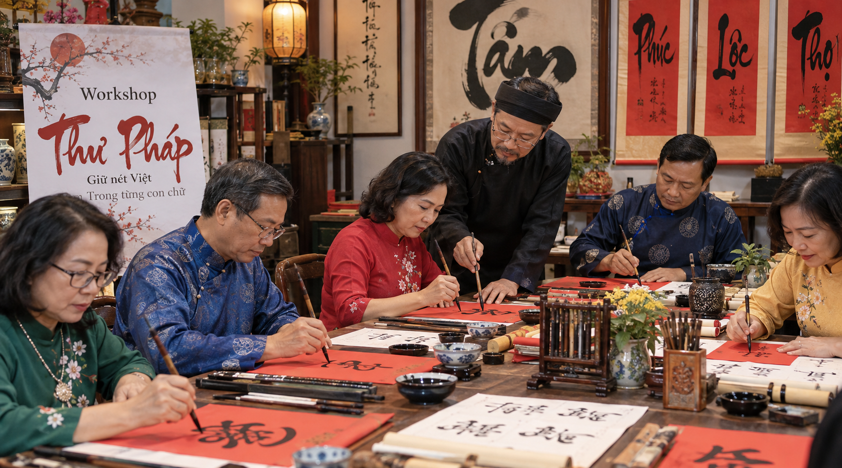 Một khóa học/workshop theo sở thích sẽ giúp bố tìm thấy niềm cảm hứng mới và tận hưởng những giờ phút thư giãn đầy sáng tạo.