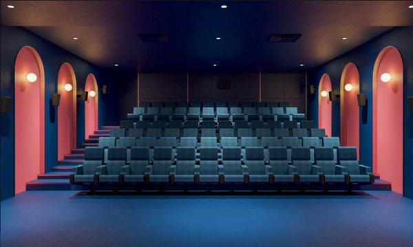 Rạp Beta Cinemas Hồ Tràm sở hữu 2 phòng chiếu, gần 200 ghế ngồi