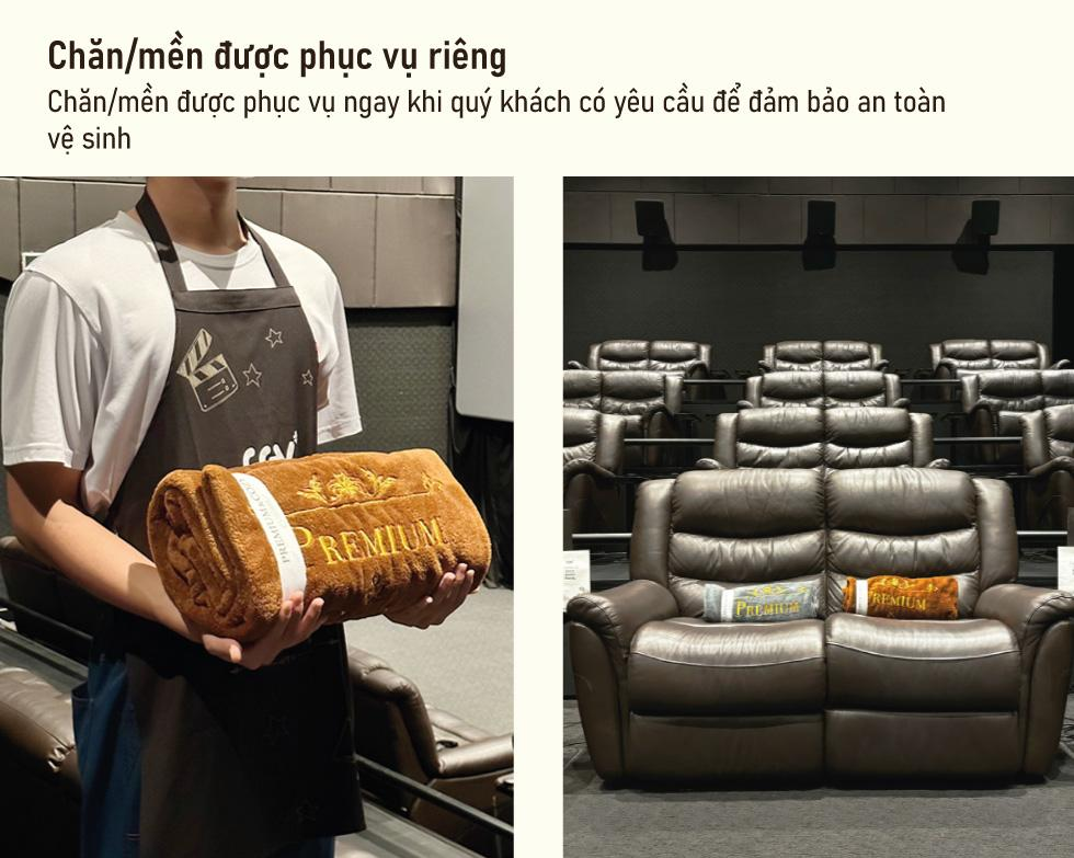 CGV giới thiệu chăn phục vụ theo yêu cầu nhằm tăng sự thoải mái khi khách xem phim.