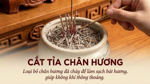 Một số điều kiêng kỵ và cần lưu ý khi rút chân nhang