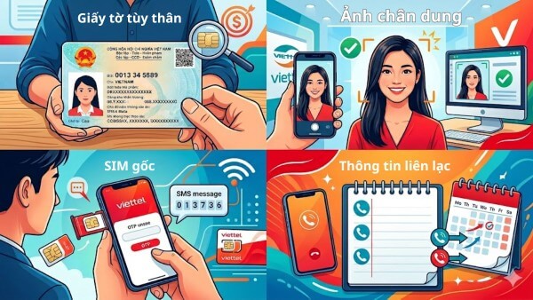 Những giấy tờ và ảnh chân dung cần chuẩn bị khi sang tên sim