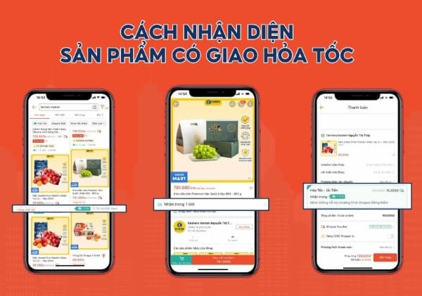 Tìm sản phẩm cần mua và kiểm tra xem có hỗ trợ giao hỏa tốc không