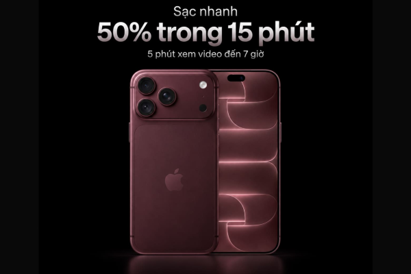 Thời lượng sử dụng pin iPhone 18 Pro được nâng cấp đáng kể
