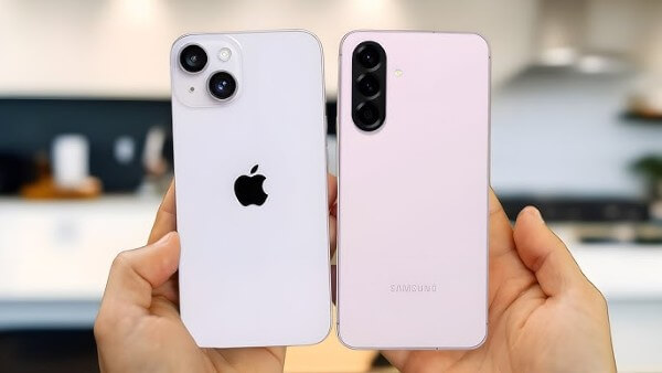 So sánh thiết kế Samsung Galaxy A56 vs iPhone 14