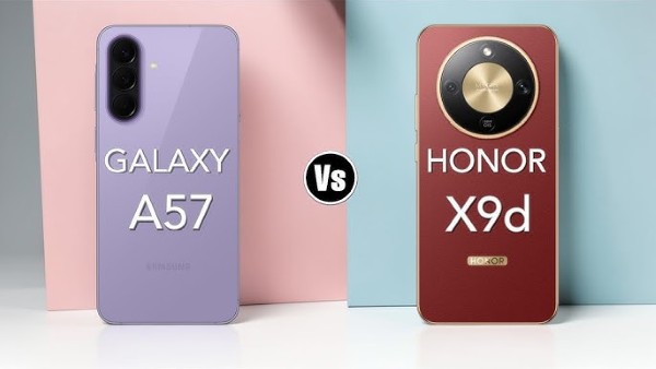 So sánh thiết kế Samsung Galaxy A57 và Honor X9d