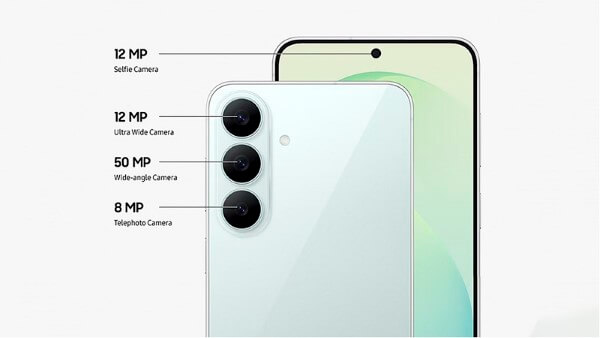 Galaxy S26 FE sở hữu ba camera sau 50MP OIS, 12MP và 8MP