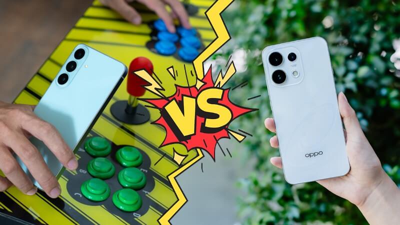 So sánh tổng quan Samsung Galaxy S26 FE và OPPO Reno16 F