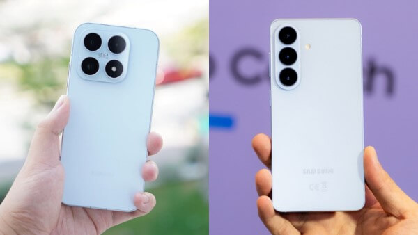 So sánh hệ thống camera trên Samsung Galaxy S26 FE vs Xiaomi 17T