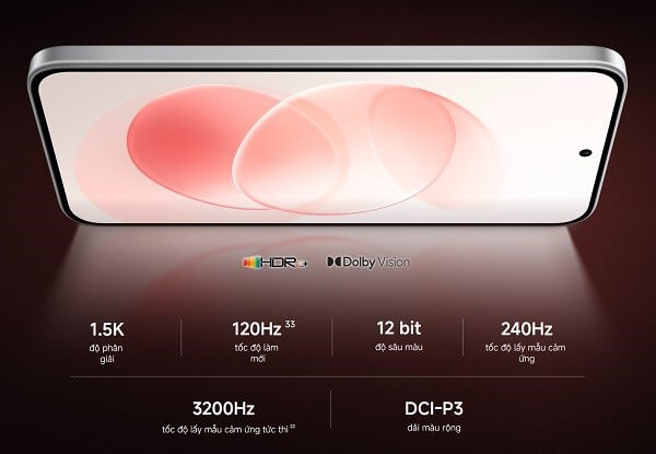Redmi Note 17 Pro Max sở hữu màn hình AMOLED 6,83 inch, 1.5K, tần số quét 120Hz