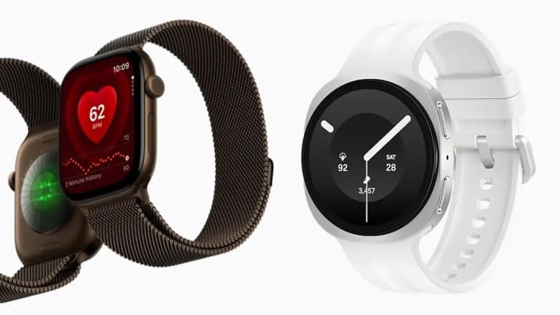 So sánh thiết kế Samsung Galaxy Watch9 vs Apple Watch Series 12
