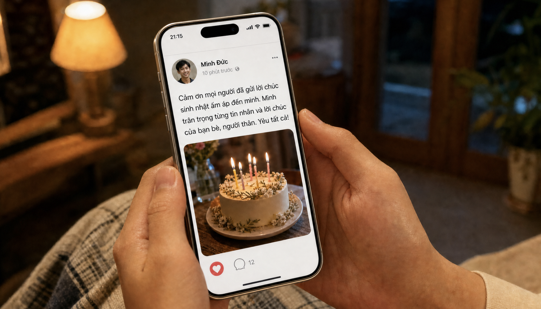 Status cảm ơn sinh nhật trên Facebook giúp gửi lời tri ân đến bạn bè và người thân sau ngày đặc biệt