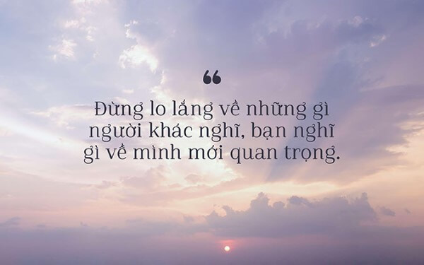 Những status có nội dung yêu bản thân truyền động lực