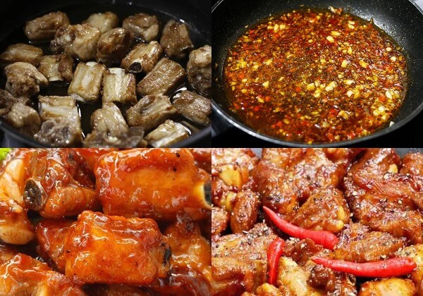 Một số kinh nghiệm chế biến sườn xào ngon, không bị khô
