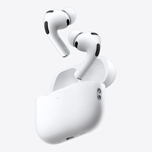Tai nghe AirPods Pro 3 USB-C tích hợp chống ồn chủ động, cảm biến đo nhịp tim và nhiều kích cỡ nút tai.