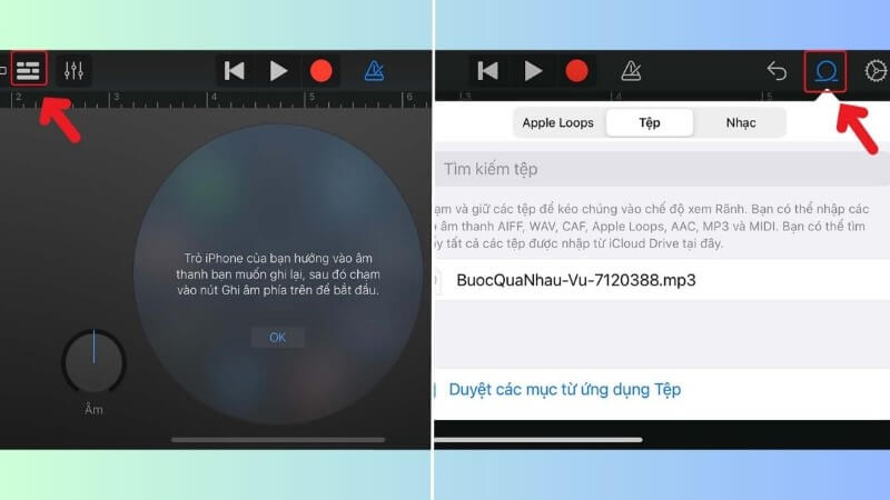 Nhập file vào dự án mới