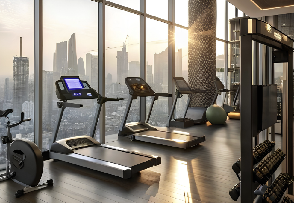 Thẻ tập tại phòng gym thuận tiện về vị trí và thời gian giúp chàng dễ duy trì thói quen vận động đều đặn