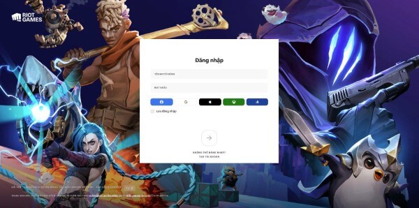 Những lưu ý khi tạo tài khoản Riot cần biết