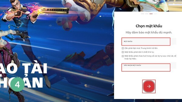 Hoàn tất đăng ký và đăng nhập vào Riot Client