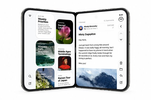 Thiết kế hai màn hình của iPhone Duo tạo ra yêu cầu riêng đối với vị trí cảm biến xác thực.