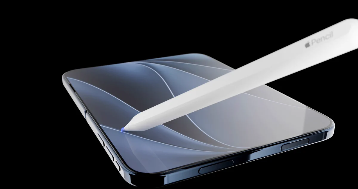 Apple Pencil trên iPhone Duo