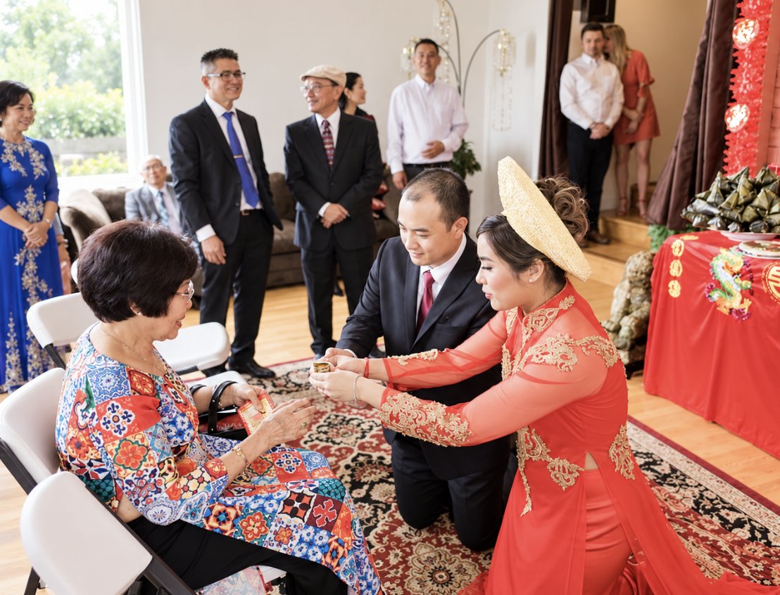 Lễ xin dâu, lễ vu quy và tiệc cưới có mục đích khác nhau nên nội dung phát biểu cũng cần thay đổi cho phù hợp
