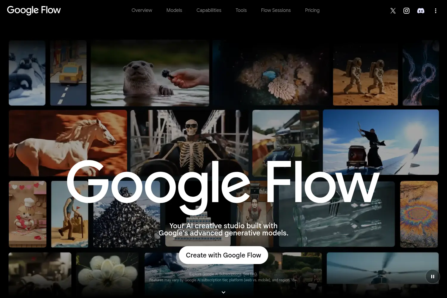 Google Flow AI &ndash; studio tạo video bằng AI của Google 