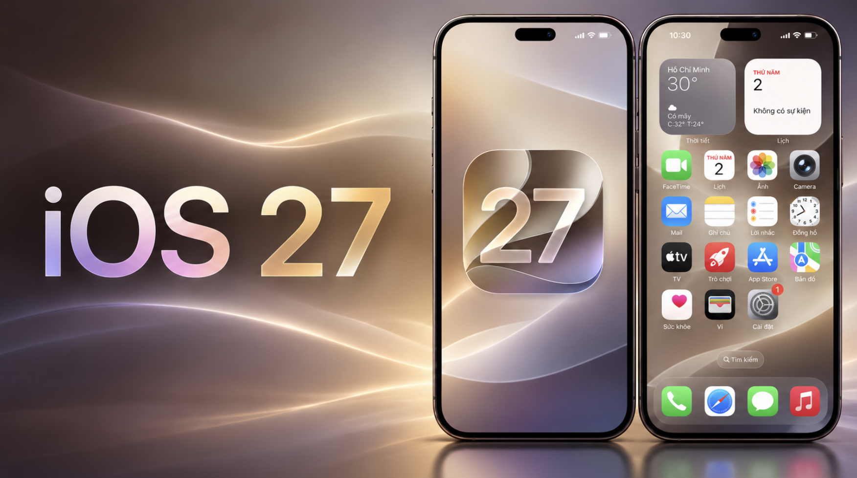 iPhone 18 Pro Max được cài đặt sẵn iOS 27 với nhiều cải tiến về trí tuệ nhân tạo và bảo mật